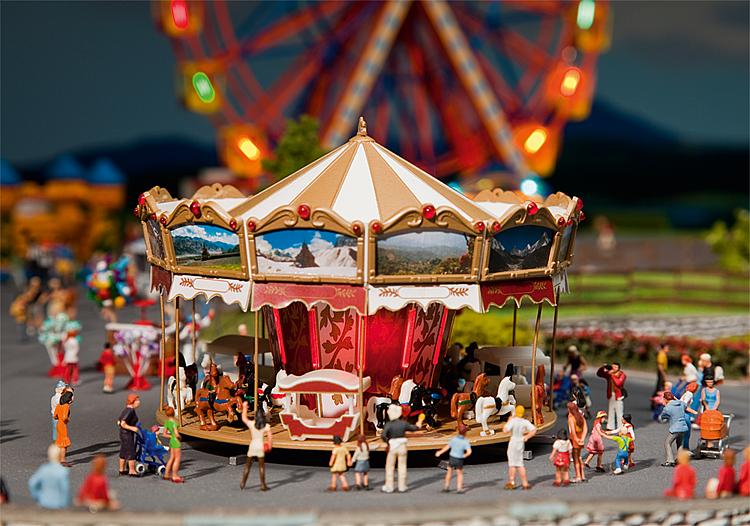 Faller Operating Childrens Merry-go-Round 140316