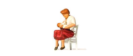 Preiser Nursing Mother 28176