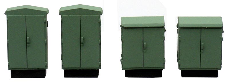 Artitec 38759 x 4 Lineside Switch Boxes Kit Unpainted