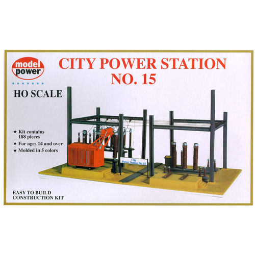Model Power City Power Station Building Kit 416