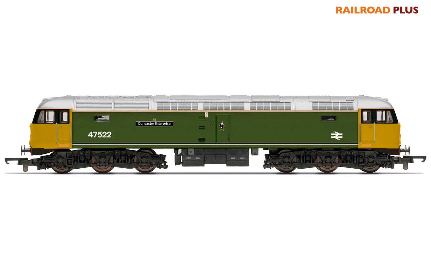 Hornby Railroad Plus R30382 RailRoad Plus BR Class 47 Co-Co 47522 Doncaster Enterprise