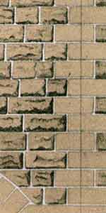 Superquick Building Papers - Grey Sandstone Walling D8