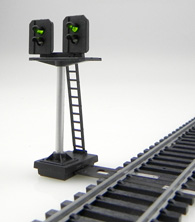 Train Tech DS7 Wireless DCC Signal Dual Distant (Yellow/Green)