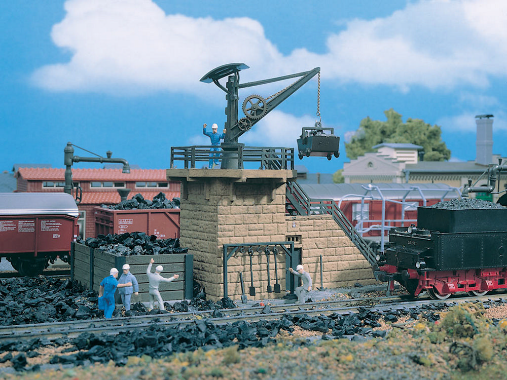 Vollmer 45718 Small Coaling Tower with Crane