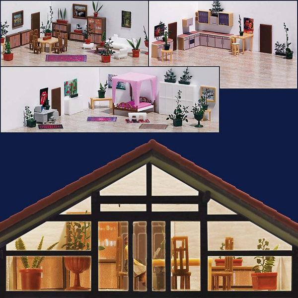 Busch House Interior Decoration and Furniture Set 1141