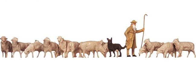 Faller 154001 Shepherd, Dog & Sheep