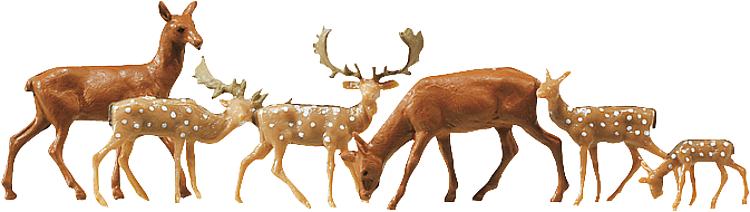 Faller Fallow Deer and Red Deer x 12 154007