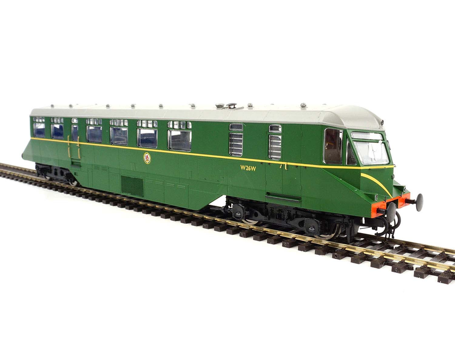 Heljan 19409 AEC Railcar BR green with Speed Whiskers