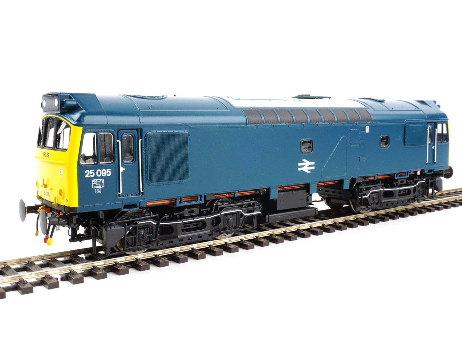 Heljan 2544 Class 25/3 25095 BR Blue with Cab Front Numbers