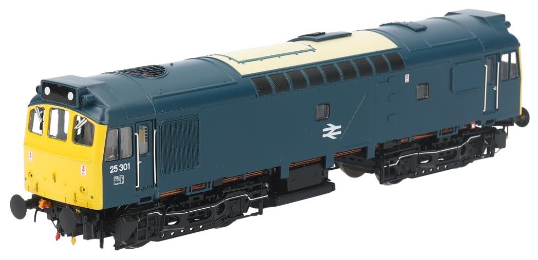 Heljan 2547 Class 25/3 25301 BR Blue with Domino Headcodes