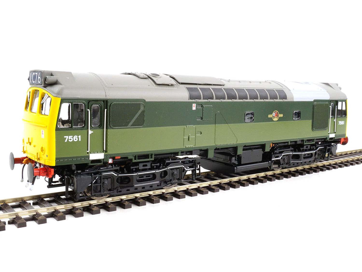 Heljan 2548 Class 25/3 7561 BR Two Tone Green Full Yellow Ends