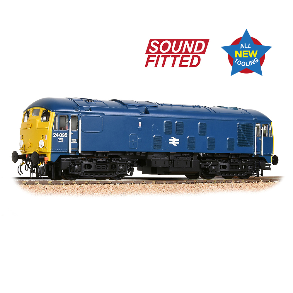 Bachmann 32-416SF Class 24/0 24035 BR Blue DCC Sound Fitted
