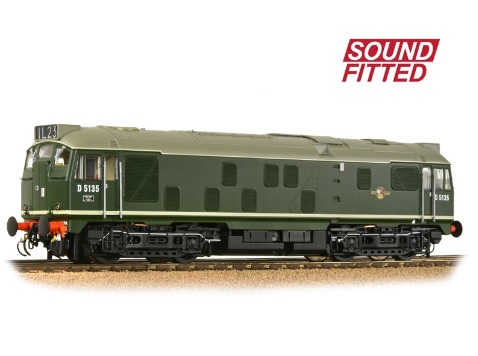 Bachmann 32-440SF Class 24/1 D5135 BR Green Late Crest with DCC Sound