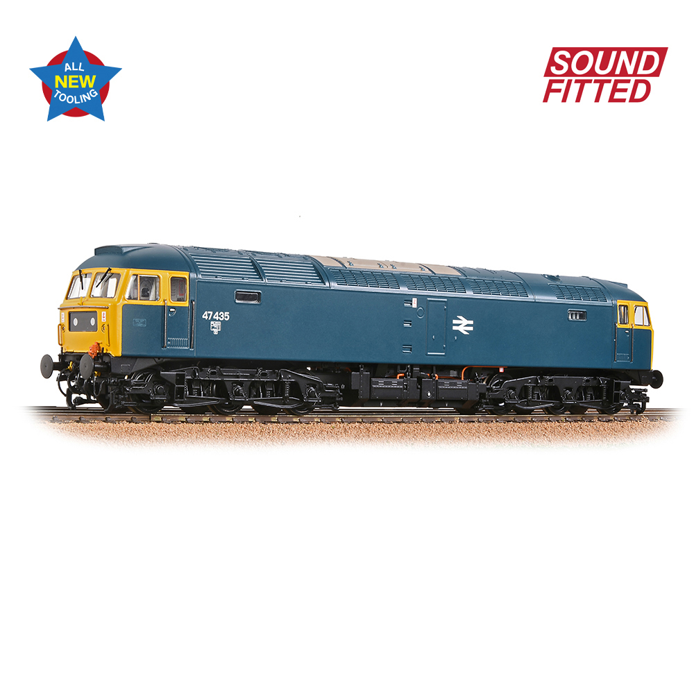 Bachmann 35-414SF Class 47/4 47435 BR Blue with DCC Sound