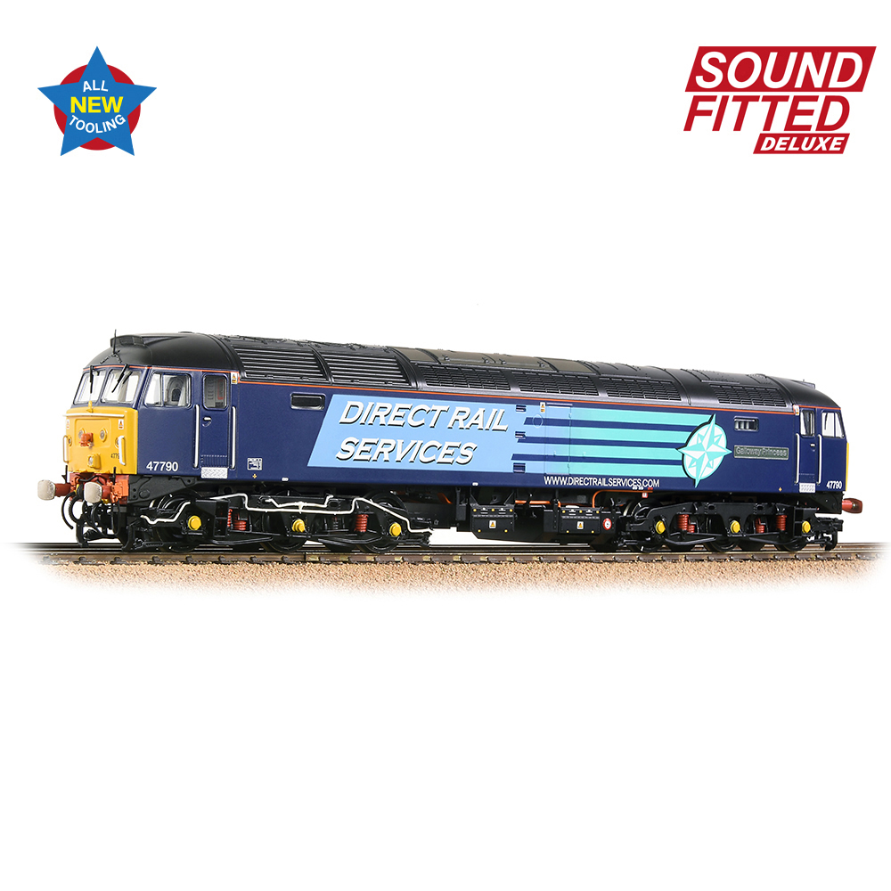 Bachmann 35-432SFX Class 47/7 47790 'Galloway Princess' DRS Compass Original DCC Sound Fitted Deluxe