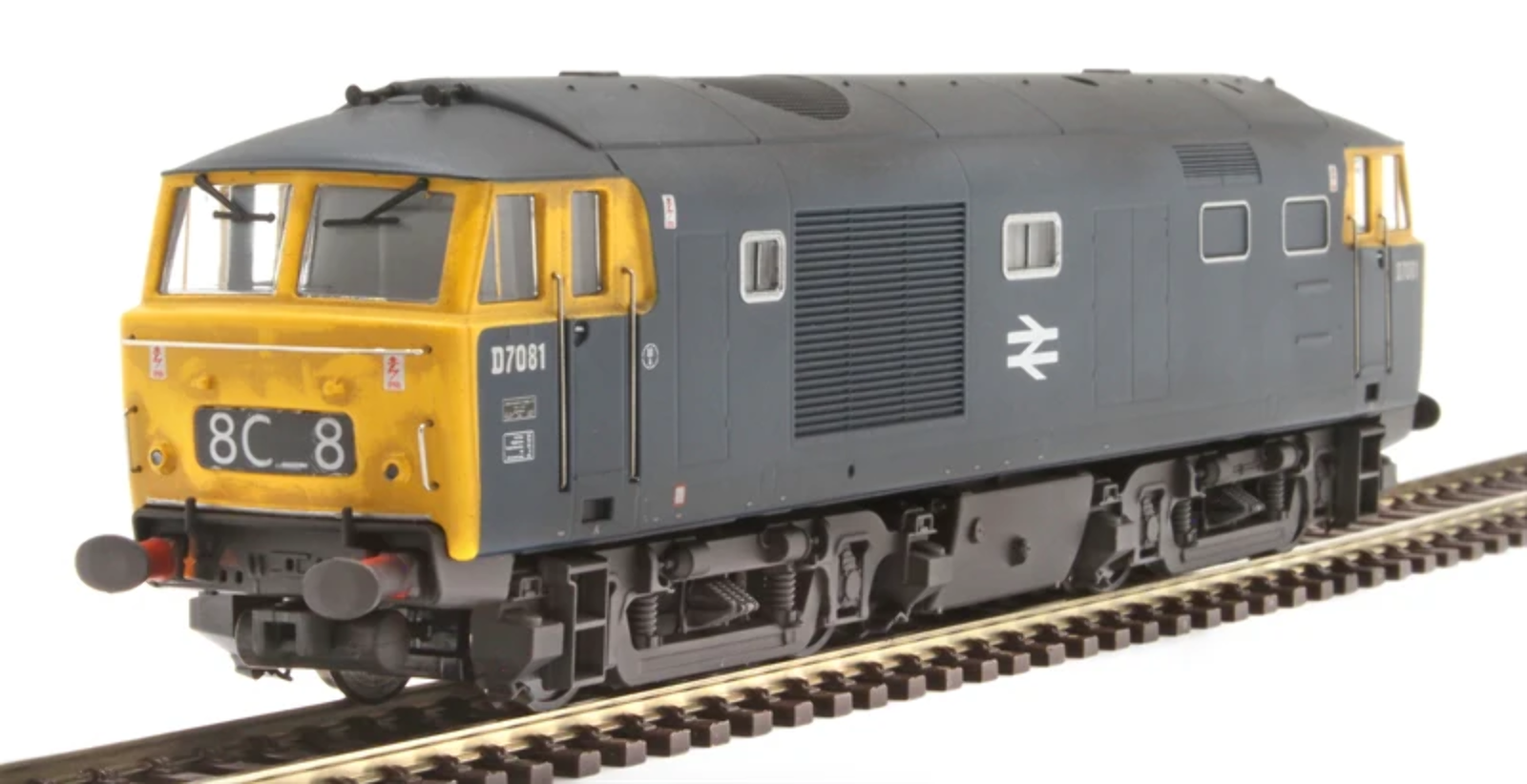 Heljan 3536 Class 35 D7081 BR Blue Full Yellow Ends Weathered