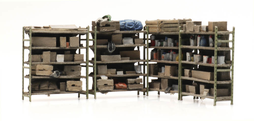 Artitec x 4 Storage Shelves with various items 387434