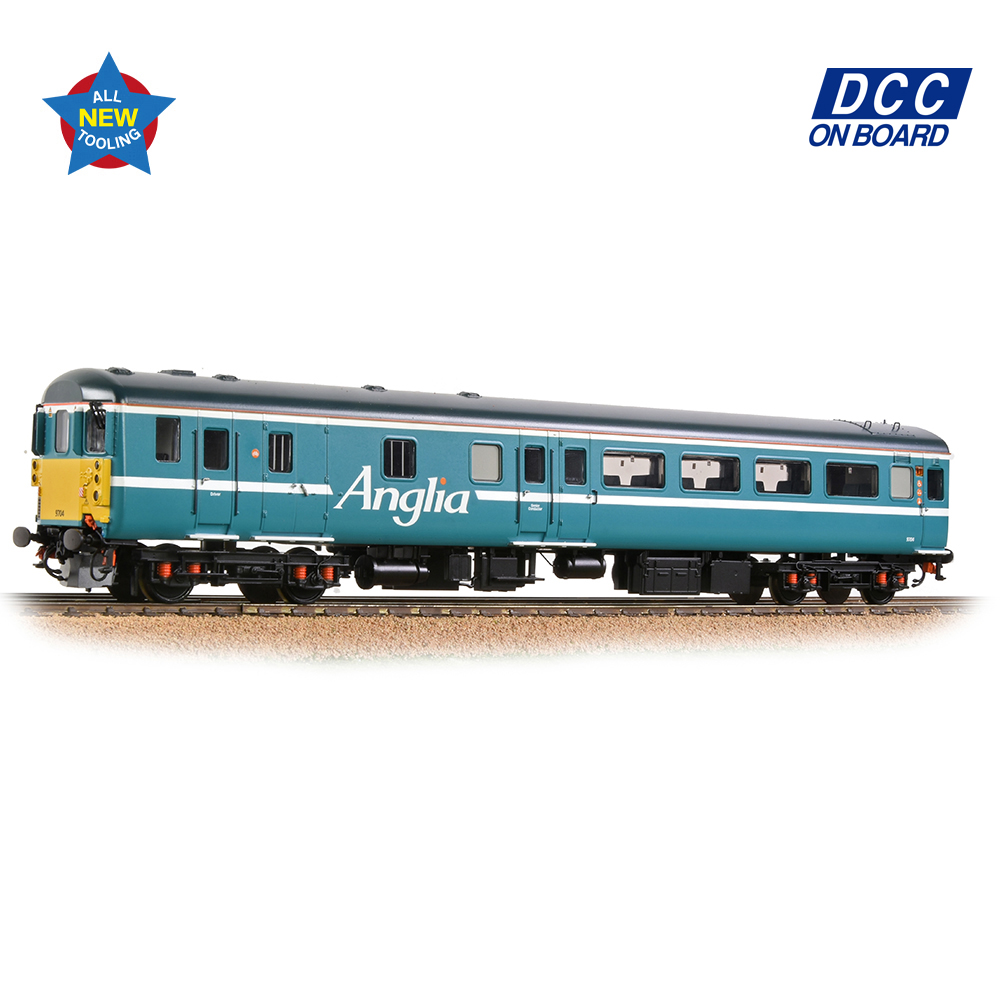 Bachmann 39-736DC BR Mk2F DBSO Refurbished Driving Brake Second Open Anglia DCC Fitted