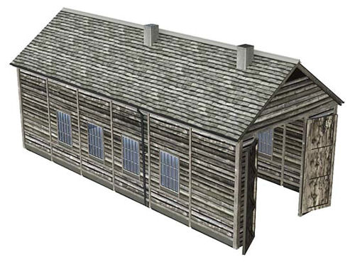 Bachmann Wooden Engine Shed 44-096