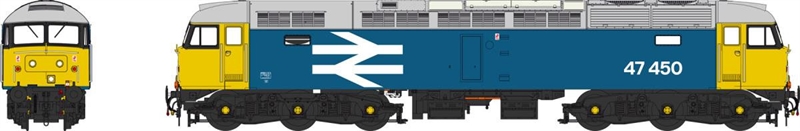 Heljan 4721 Class 47 450 BR Large Logo Blue