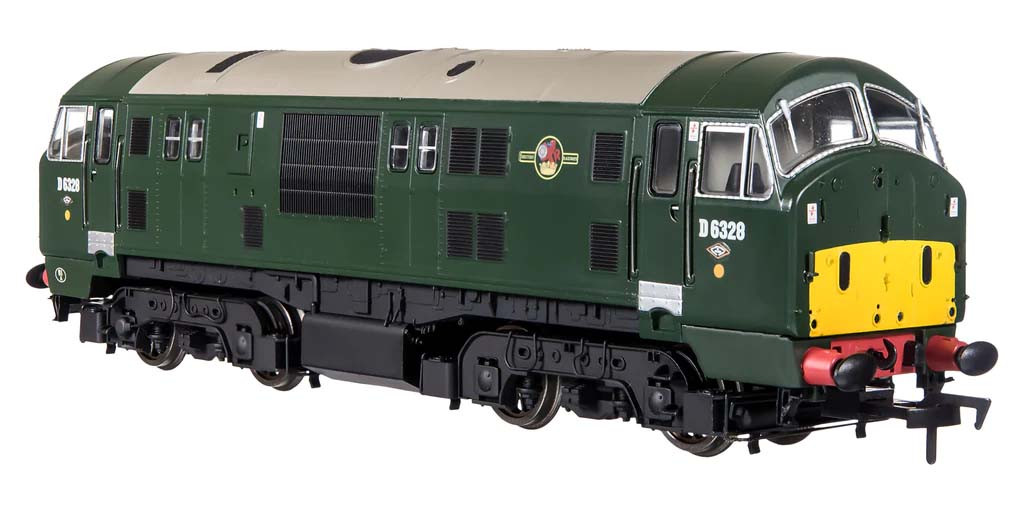 Dapol 4D-012-011D Class 22 D6328 BR Green SYP Disc Headcodes DCC Fitted