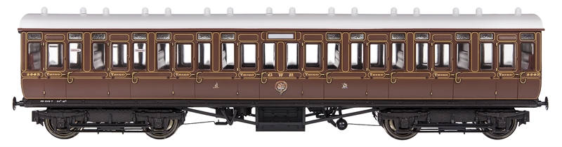 Dapol 4P-020-412 GWR Toplight Mainline City GWR All Brown All 3rd 3910 S5