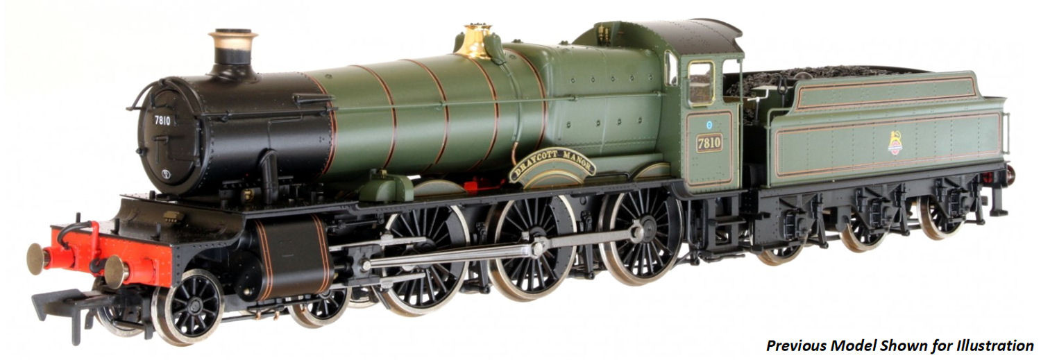 Dapol 4S-001-013D 7800 Class 7817 Garsington Manor BR Lined Green DCC Fitted