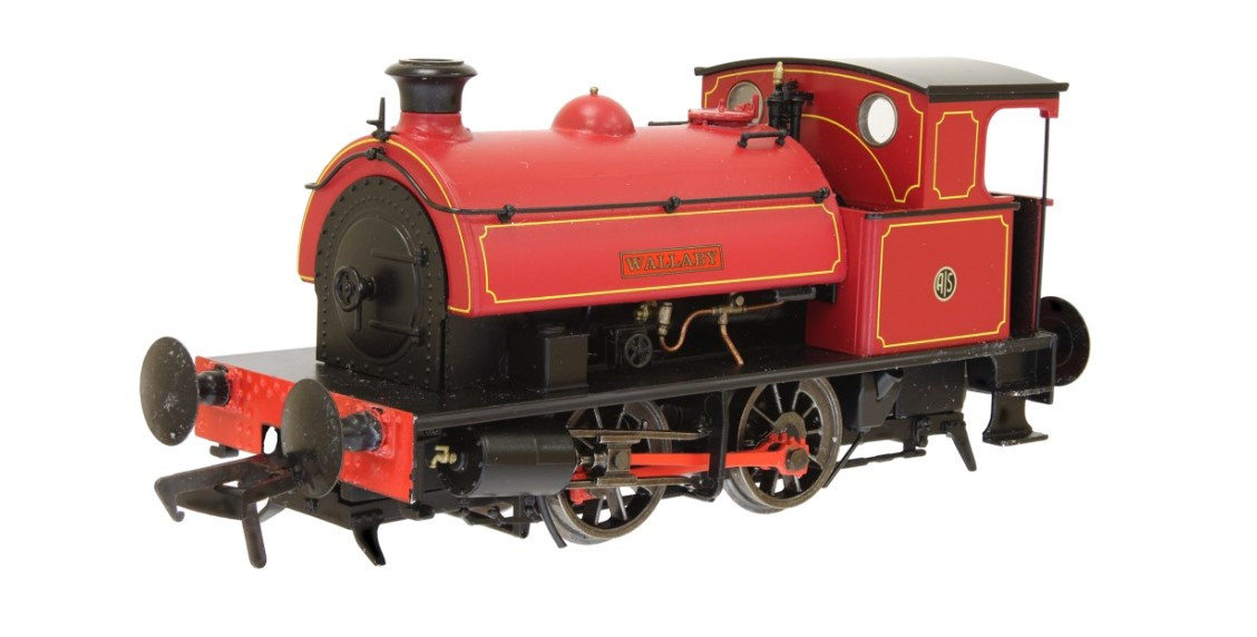 Dapol 4S-024-009S Hawthorn Leslie 0-4-0 Wallaby Australian Iron and Steel Co Lined Maroon DCC Sound