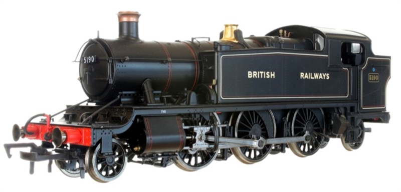 Dapol 4S-041-005S Large Prairie 2-6-2 5190 Lined Black British Railways DCC Sound Fitted