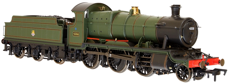 Dapol 4S-043-015D 43xx 2-6-0 Mogul 4358 BR Lined Early Green DCC Fitted