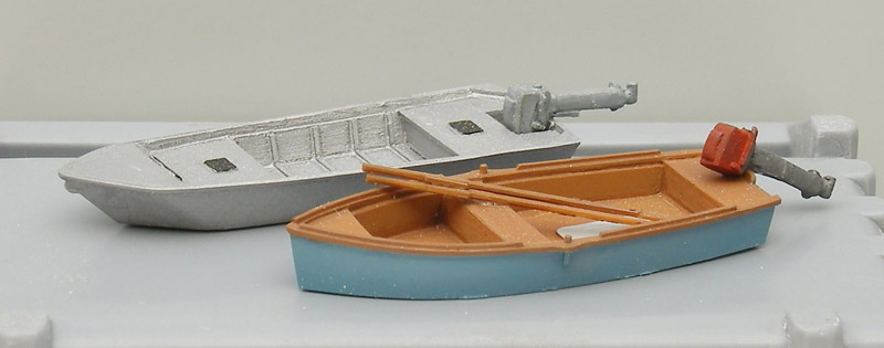 Artitec x 2 Fishing Boats Unpainted Kit 50128