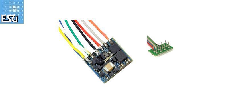 ESU LokPilot Nano Standard DCC Decoder 8-pin interface with wire harness 53661