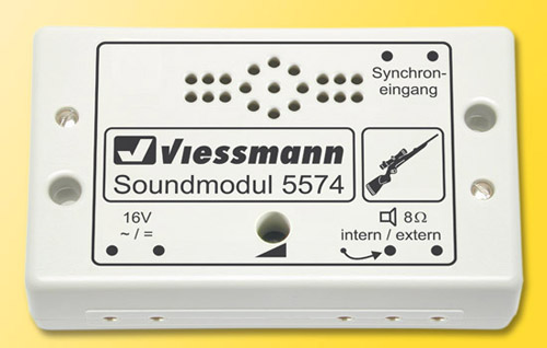 Viessmann 5574 eMotion Hunting Gunfire Sound Module