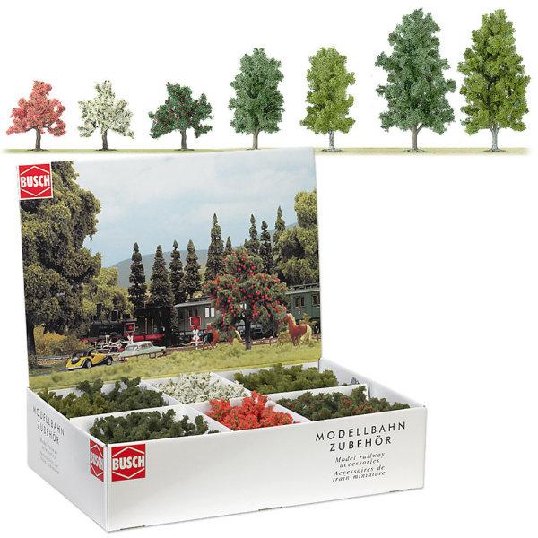 Busch x 45 Deciduous and Fruit Trees (Highly Detailed) 6334