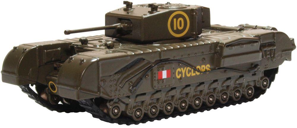 Oxford Diecast Churchill Tank 51st Rtr Uk 1942 76CHT005