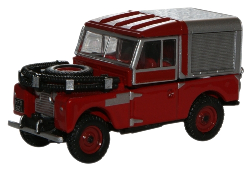Oxford Diecast Red Land Rover 88 Fire 76LAN188012