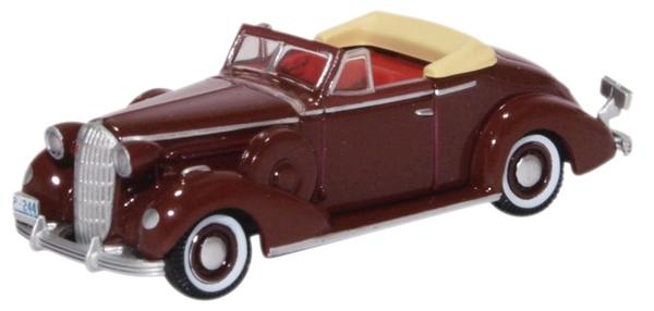 Oxford Diecast Buick Special Convertible Coupe 1936 Cardinal Maroon 87BS36003