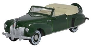 Oxford Diecast Lincoln Continental 1941 Spode Green 87LC41002