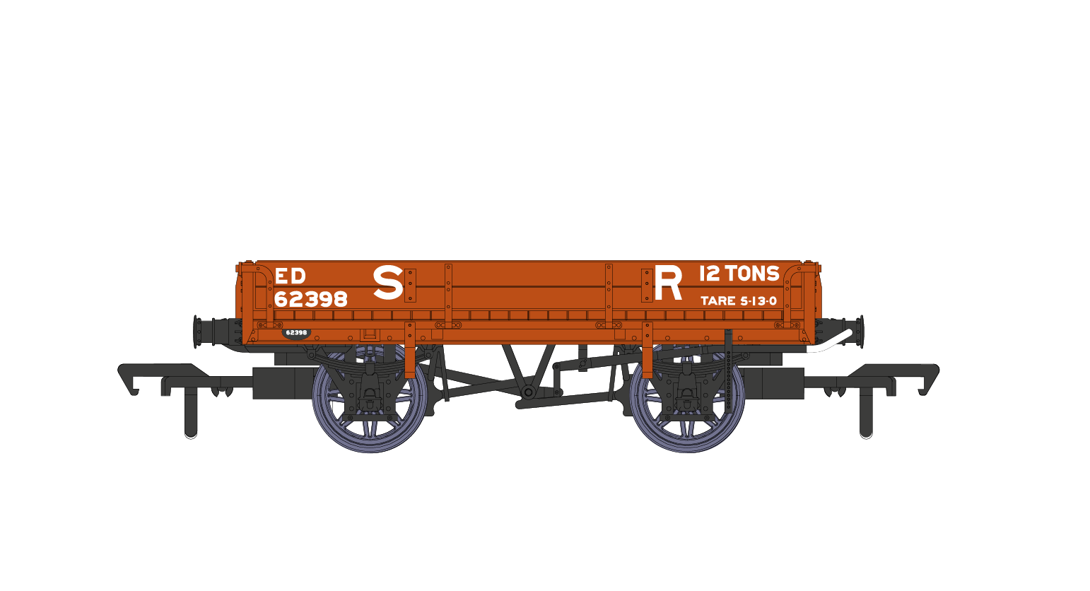 Rapido Trains 928005 D1744 Ballast Wagon SR No.62398