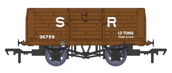 Rapido Trains 940008 D1379 8 Plank Wagon SR No.36759