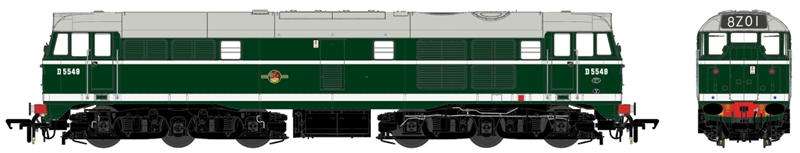 Accurascale ACC2729-D5549 Class 31 D5549 in BR Green with no yellow panels