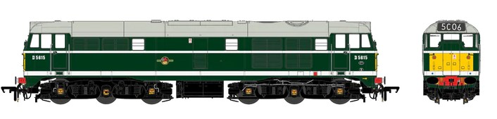 Accurascale ACC2735-D5615 Class 31 D5615 in BR Green SYPl with Trip Cock