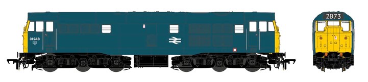 Accurascale ACC2745-31248 Class 31 31248 in BR Blue with Trip Cock
