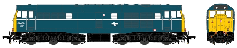 Accurascale ACC2749-31409DCC Class 31/4 31409 in BR Blue with White Stripe with DCC Sound