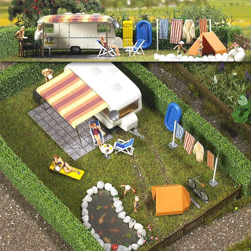 Ancorton 95503 OO Gauge Camping Tents 