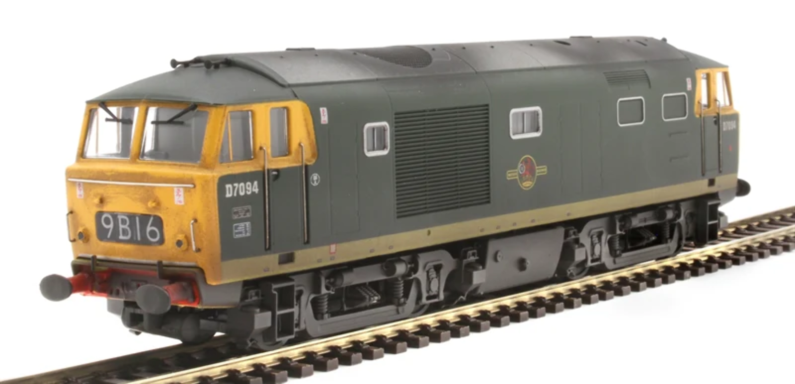 Heljan 3532 Class 35 D7094 BR Green Full Yellow Ends Weathered