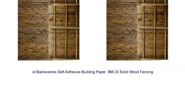 IDBackscenes Trackside Solid Wood Fencing Kit BM020