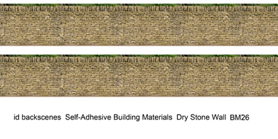 IDBackscenes Dry Stone Wall Single Sided BM26