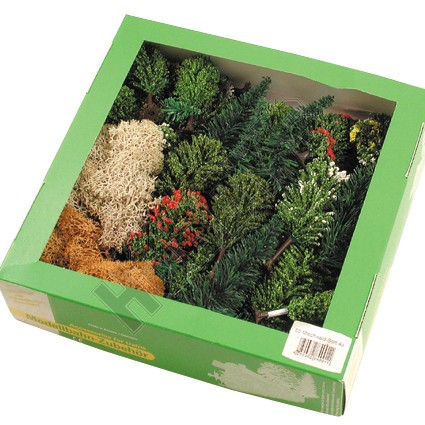 Modellbahn Zubehor Trees & Bushes - Assorted from 3-12cms high Box Of 50 J4A