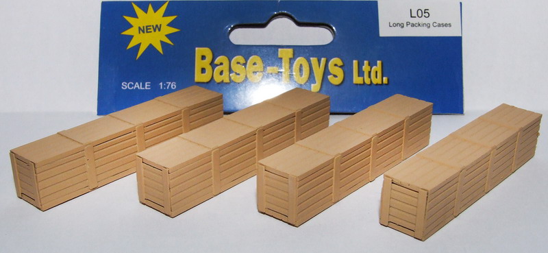 Base Toys x 4 Long Packing Cases L05